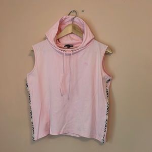 Burberry London pink cropped sleeveless top